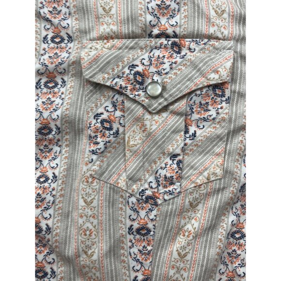 DKNY Y2K Western Button Down Shirt Womens XL Coastal Cowgirl - Picture 4 of 10